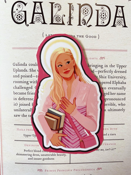 Galinda Wicked Character Stickers
