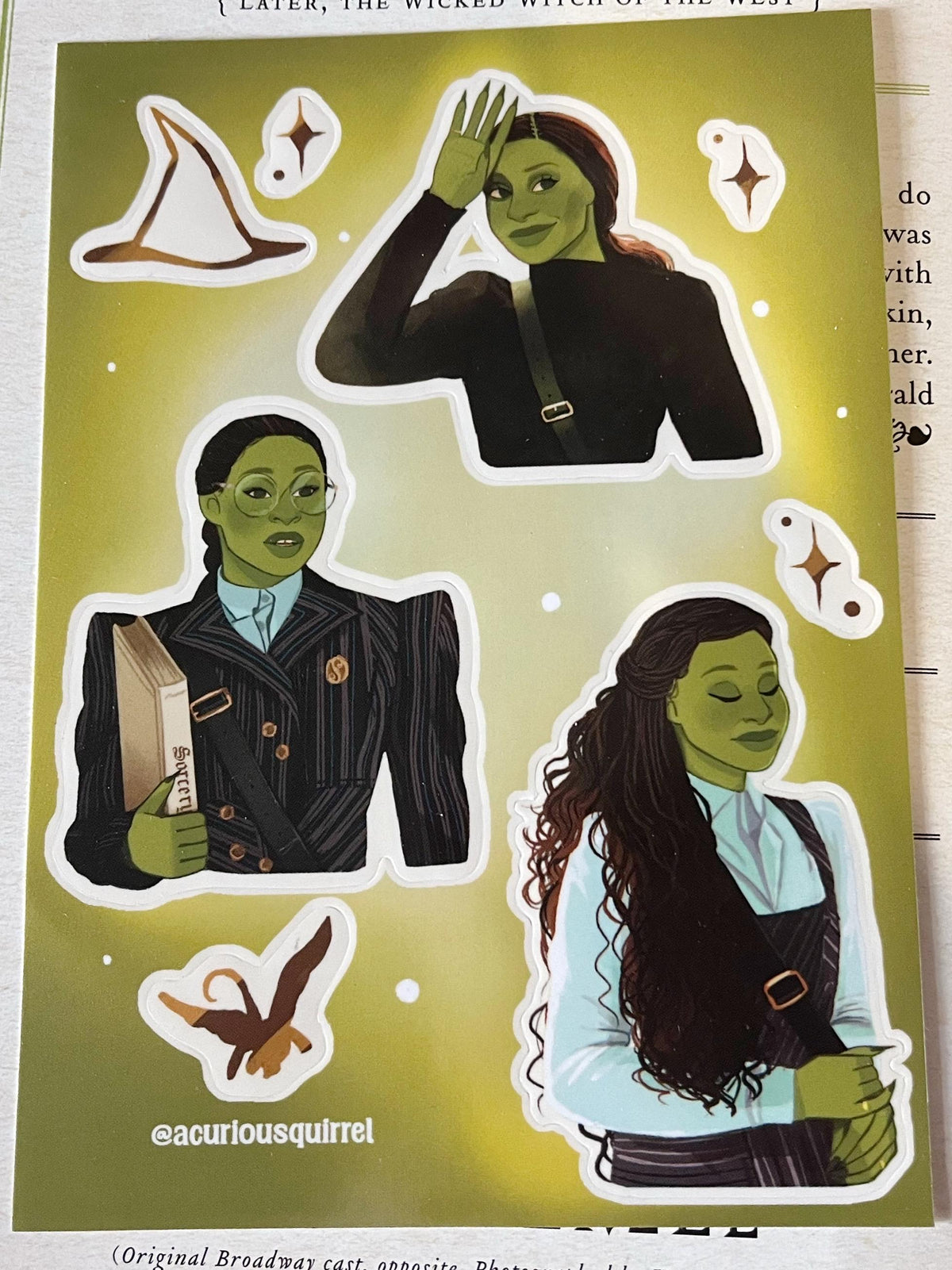 Elphaba Sticker Sheet