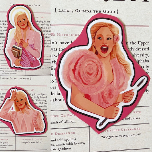 Galinda Wicked Character Stickers
