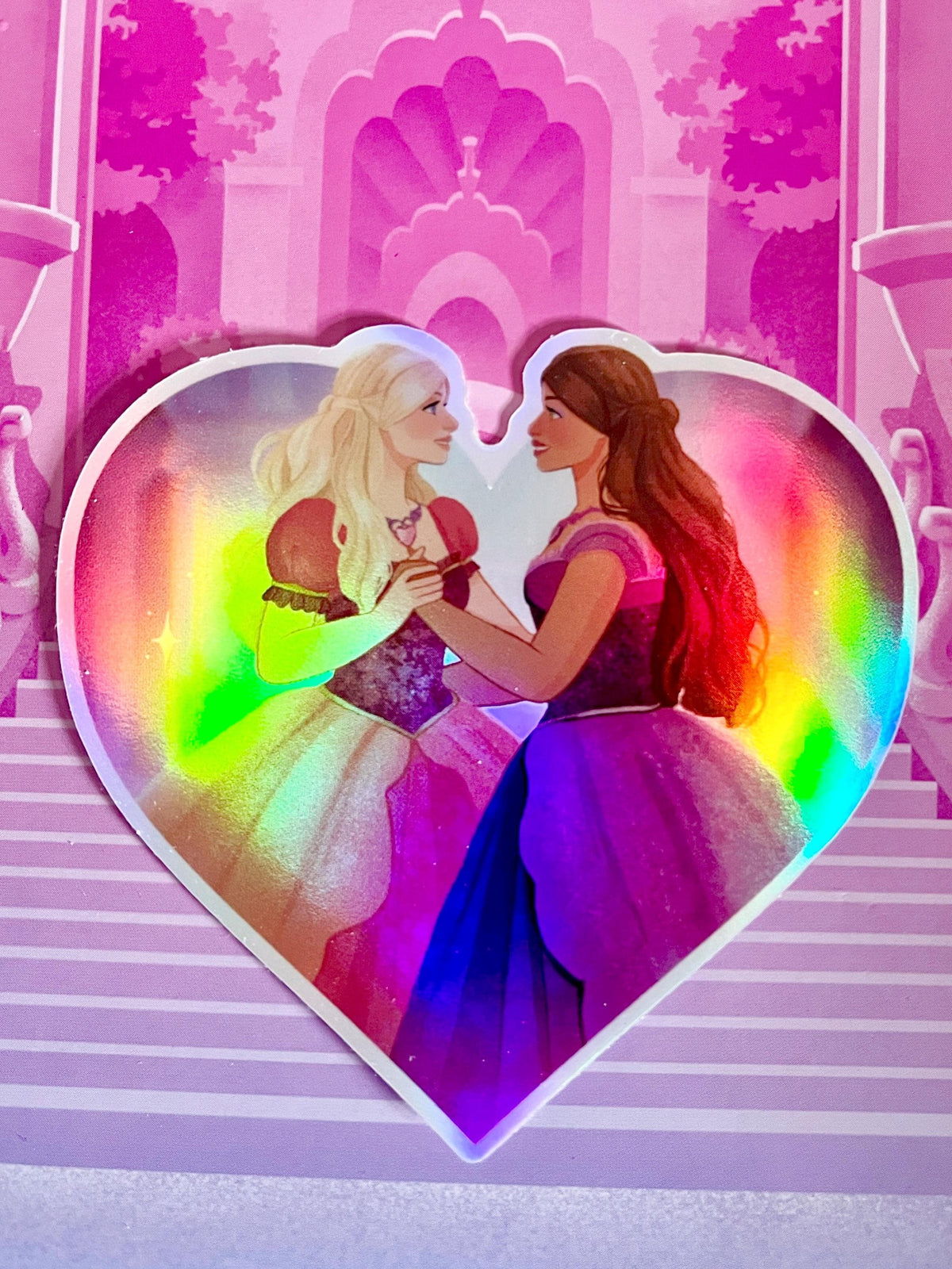 Diamond Castle - Alexa and Liana Holographic sticker