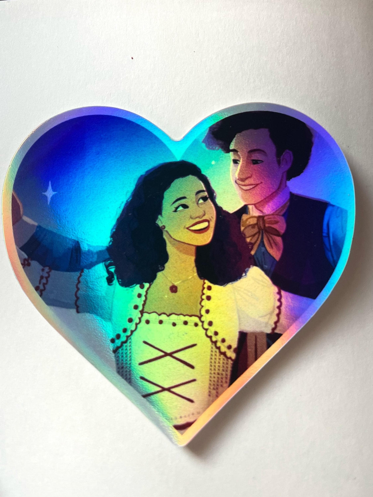Wicked Nessa and Boq Holographic Sticker