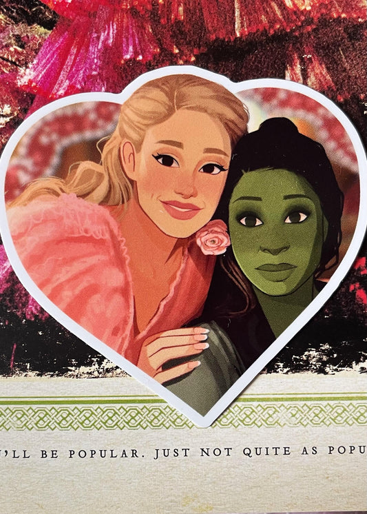 Elphaba and Glinda Popular Sticker