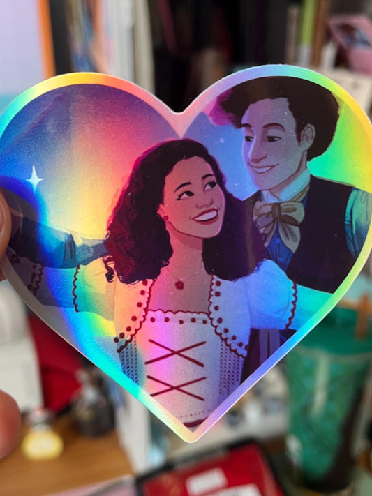 Wicked Nessa and Boq Holographic Sticker