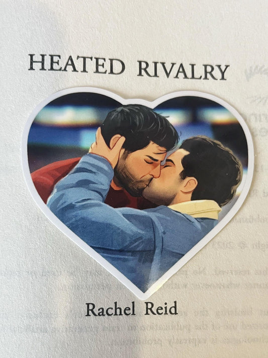 Heated Rivalry Scott and Kip Kiss Sticker