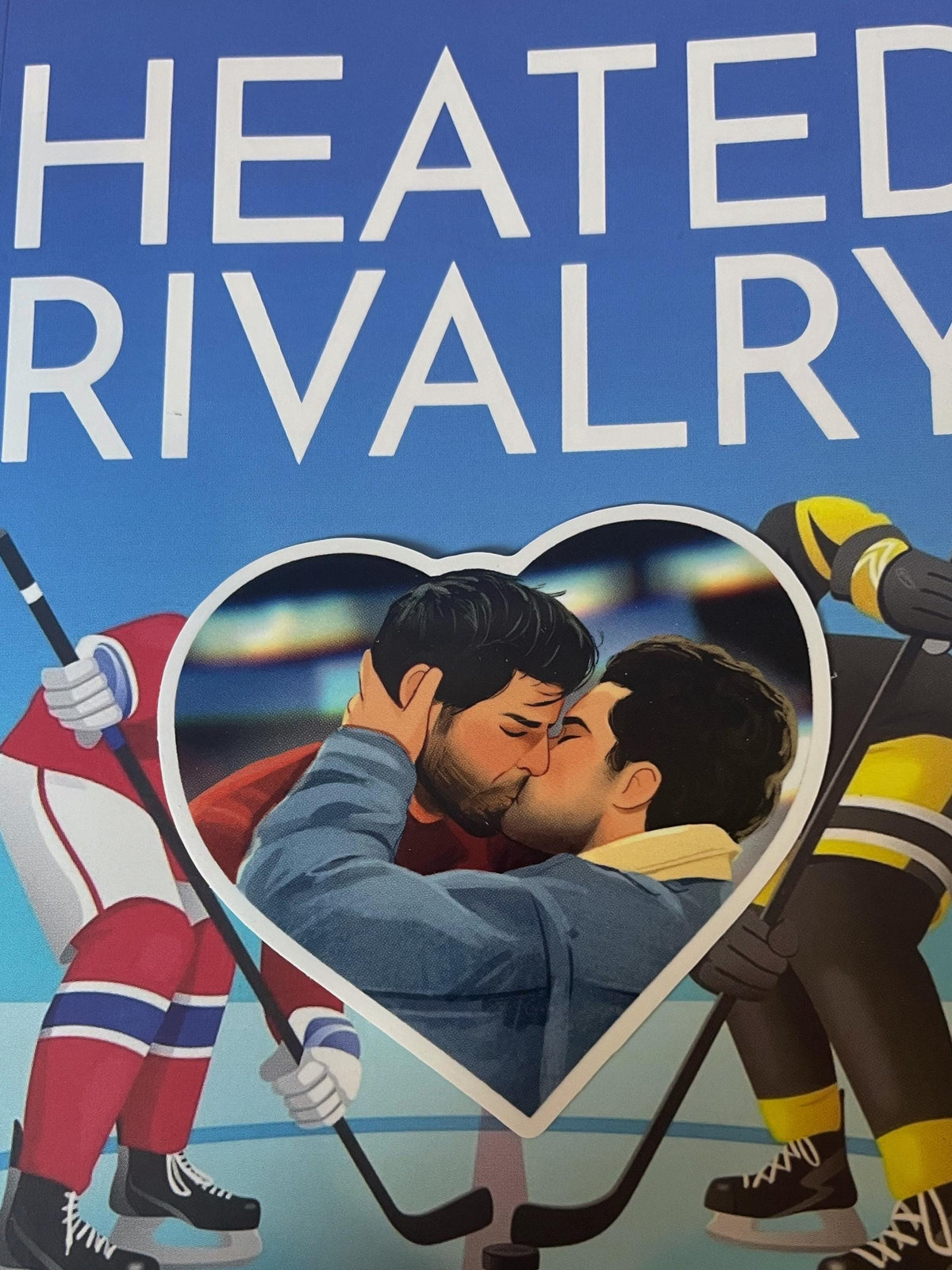Heated Rivalry Scott and Kip Kiss Sticker