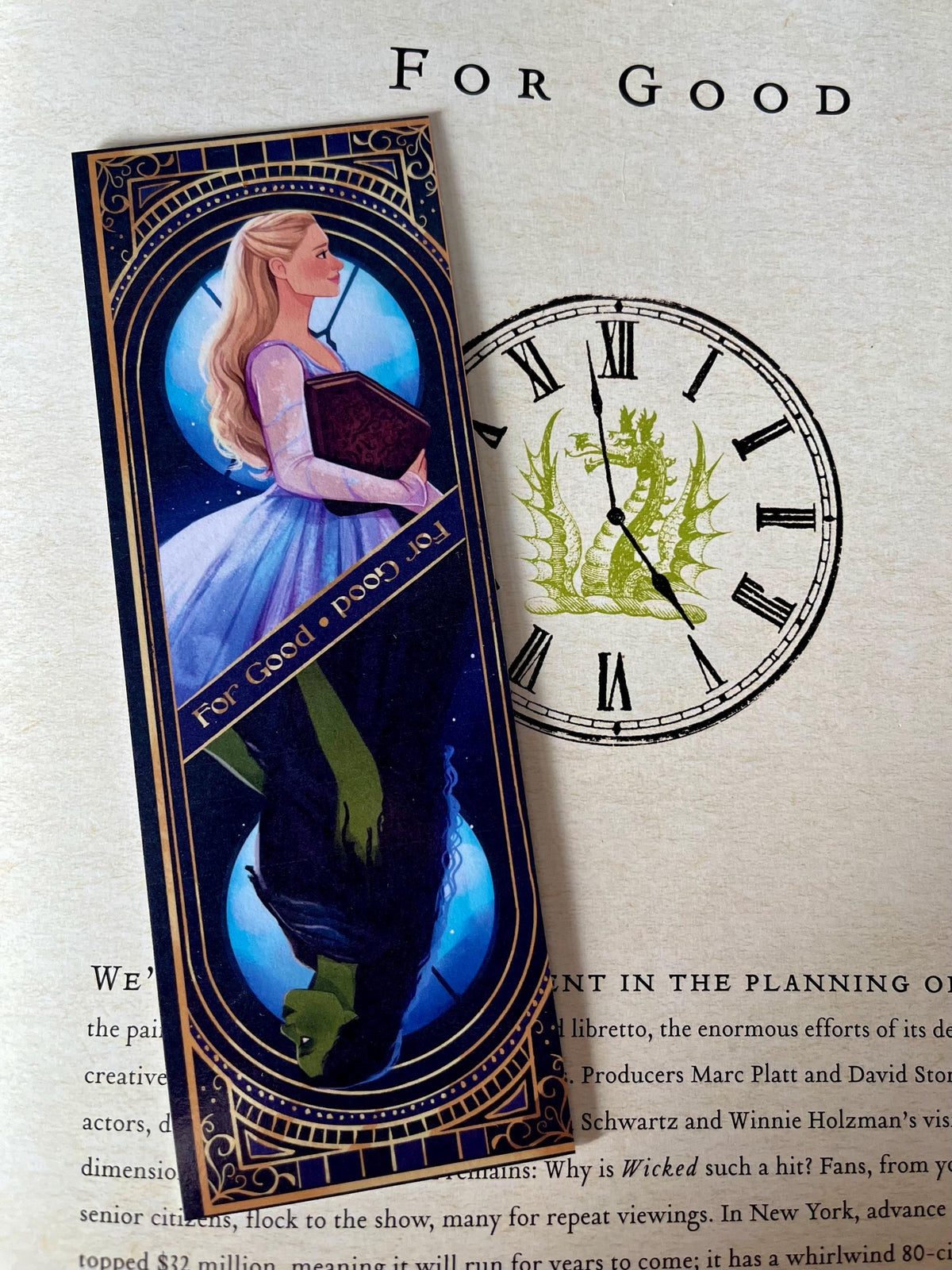 Wicked Movie Inspired Character Bookmarks