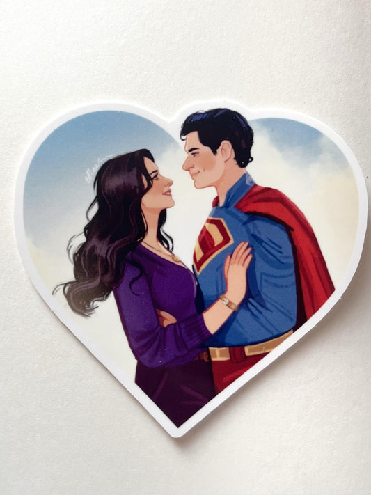 clark and lois sticker