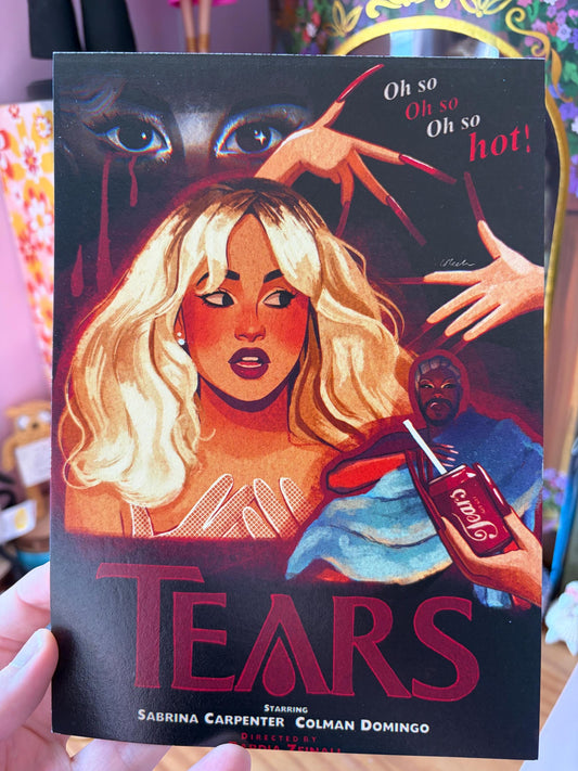 Sabrina Carpenter - Tears - A5 Art Print