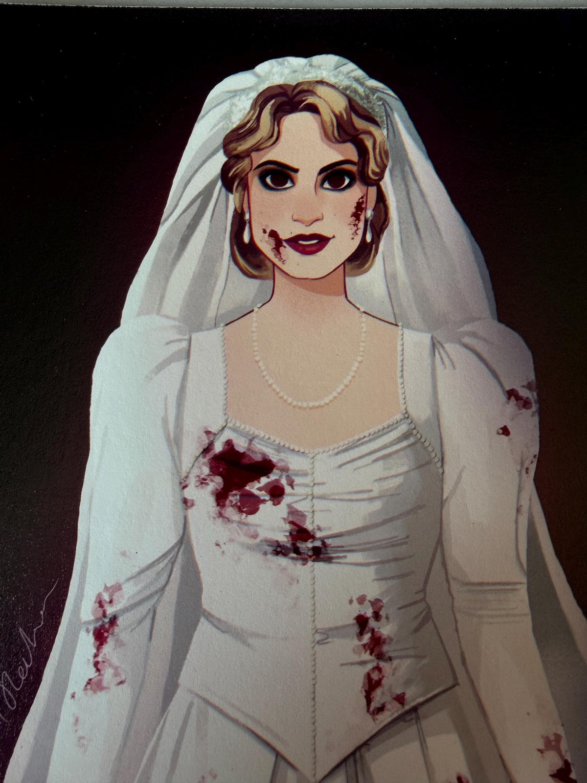 Twilight Rosalie Bride A5 Art Print