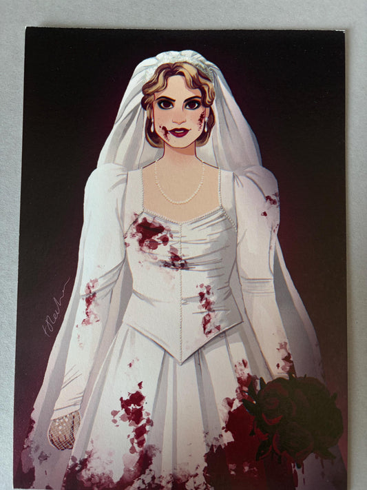 Twilight Rosalie Bride A5 Art Print