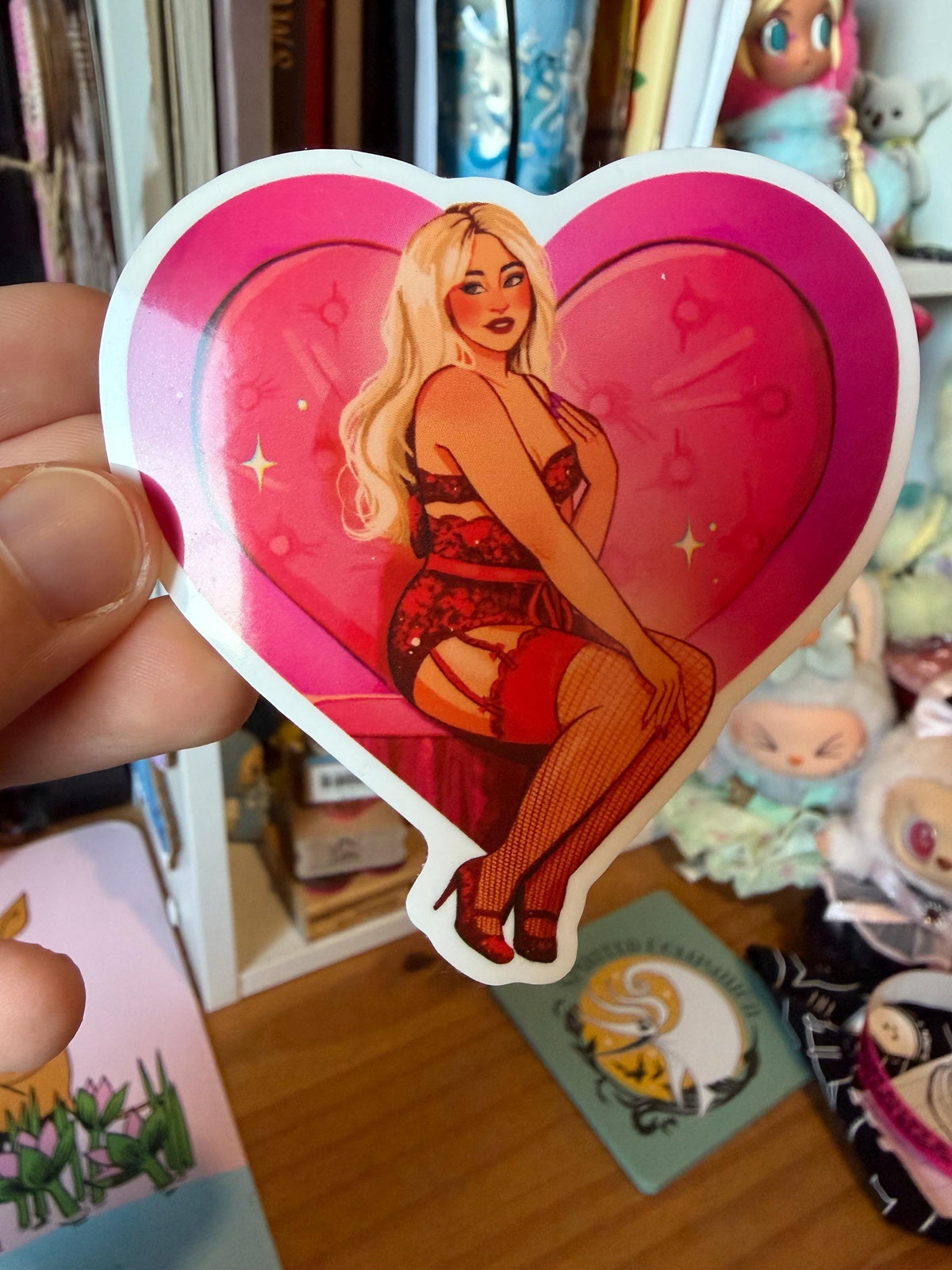 Sabrina Carpenter - Bed Chem - Heart Sticker