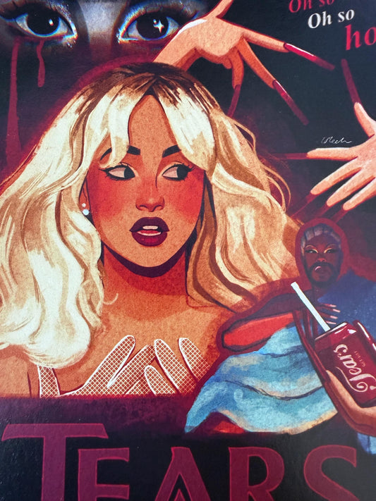Sabrina Carpenter - Tears - A5 Art Print