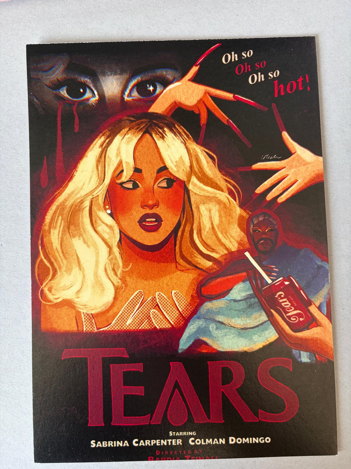 Sabrina Carpenter - Tears - A5 Art Print