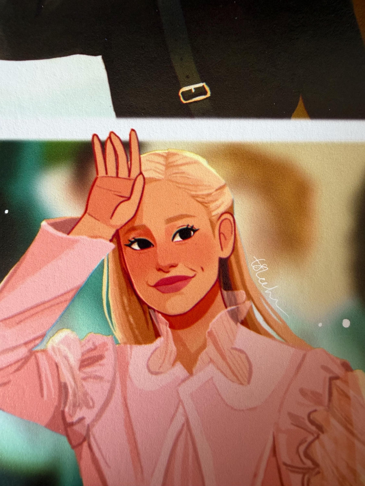 Elphaba and Glinda Wave A5 Art Print