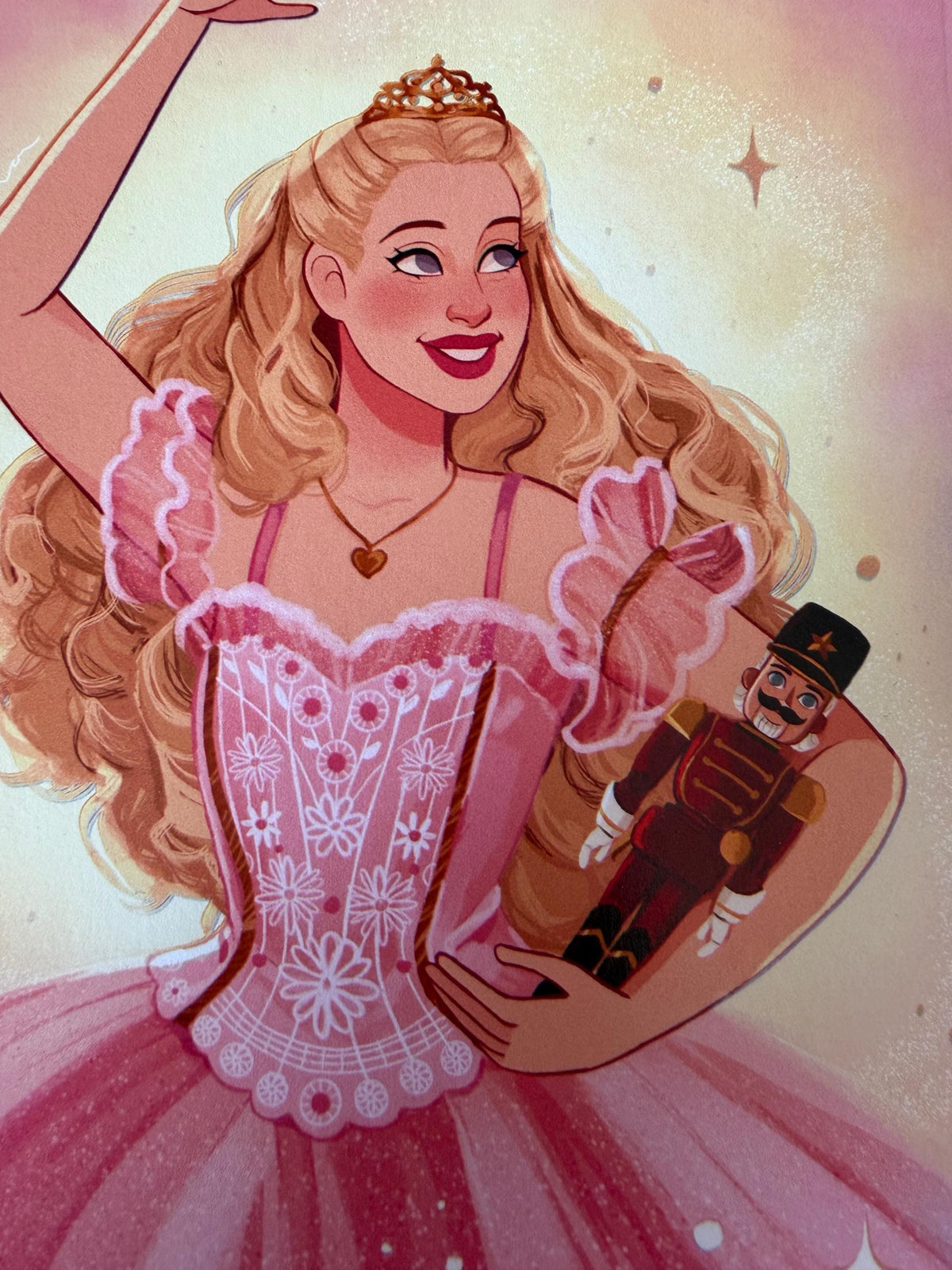 Barbie Nutrcracker Clara/ Sugar Plum Princess A5 Art Print